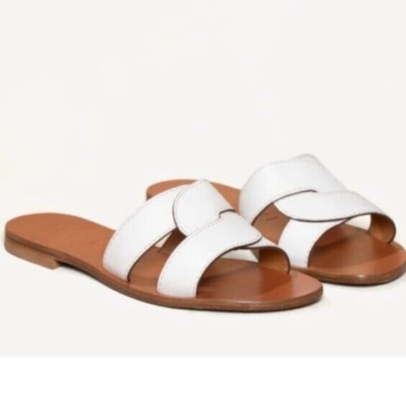 M Gemi The Lorenza White Sandals || NWB || Size 40.5/9.5 - Picture 2 of 6
